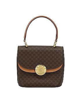 Céline Macadam Brown Canvas Handbag (view 1)