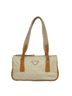 Prada 100% Synthetic Solid Tan Tessuto Beige Synthetic Shoulder Bag One size - photo 1