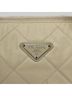 Prada 100% Synthetic Solid Tan Tessuto Beige Synthetic Shoulder Bag One size - photo 9