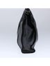Prada 100% Leather Solid Black Black Leather Handbag One size - photo 4