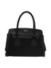 Prada 100% Leather Solid Black Canapa Black Leather Handbag One size - photo 1