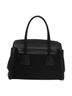 Prada 100% Leather Solid Black Canapa Black Leather Handbag One size - photo 3