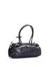 Prada 100% Leather Black Belted Convertible Shoulder Bag Vitello Shine Medium One size - photo 3