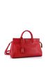Saint Laurent 100% Leather Red Rive Gauche Cabas Crocodile Embossed Leather Small One size - photo 3