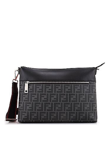 Fendi Forever Messenger Bag Zucca Coated Canvas and Leather (view 1)