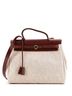 Hermès Red Tan Herbag Toile and Leather PM One size - photo 1