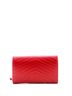 Saint Laurent 100% Leather Red Classic Monogram Wallet on Chain Matelasse Chevron Leather Medium One size - photo 4