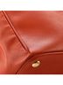 Prada 100% Leather Orange Double Zip Lux Tote Saffiano Leather Large One size - photo 6