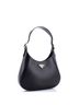 Prada 100% Leather Black Cleo Shoulder Bag Box Calf Medium One size - photo 3