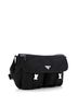 Prada 100% Fabric Black Zip Buckle Messenger Bag Tessuto Medium One size - photo 3