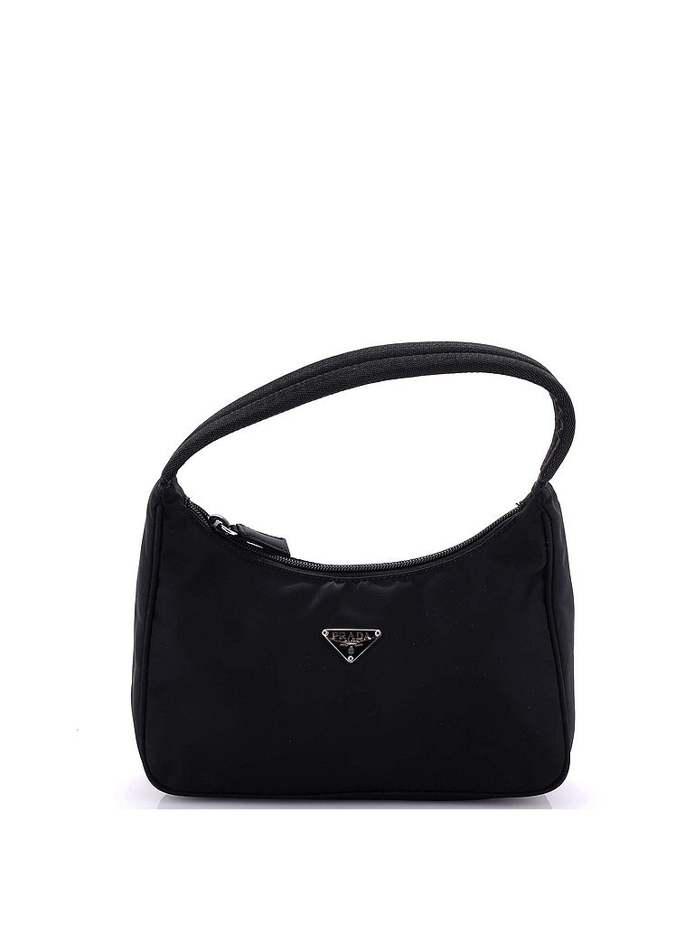 Prada 100% Nylon Black Hobo Tessuto Mini One size - photo 1