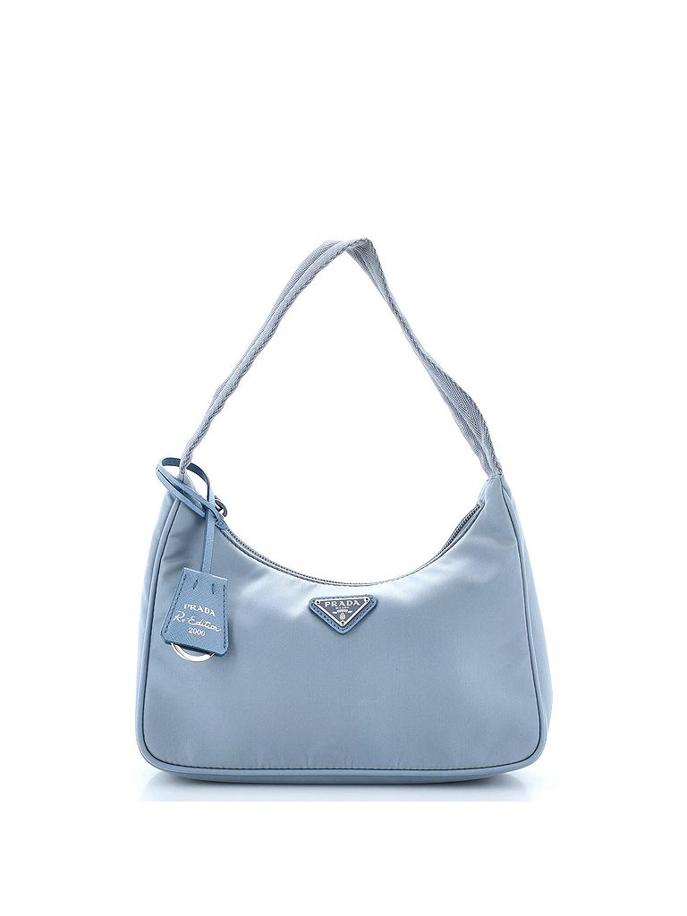 Prada 100% Nylon Blue Re-Edition 2000 Hobo Tessuto Mini One size - photo 1