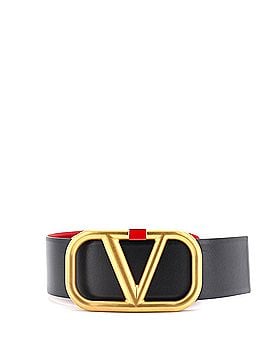 Valentino Garavani VLogo Belt Leather Extra Wide (view 1)