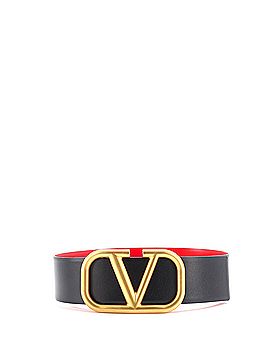 Valentino Garavani VLogo Belt Leather Extra Wide (view 2)