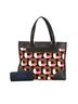 Prada 100% Canvas Black Leather Trimmed Printed Canvas Tote One size - photo 2