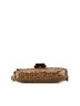 Fendi 100% Coated Canvas Brown Zucchino Crystal Baguette One size - photo 4