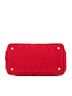 Prada 100% Canvas Red Small Canvas Canapa Logo Satchel One size - photo 4