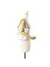 Prada 100% Leather White Vitello Intreccio Tress Bucket Bag One size - photo 2