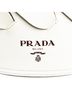 Prada 100% Leather White Vitello Intreccio Tress Bucket Bag One size - photo 10