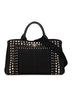 Prada 100% Canvas Black Canapa Bijoux Satchel One size - photo 1