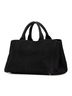 Prada 100% Canvas Black Canapa Bijoux Satchel One size - photo 3