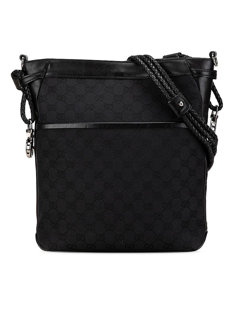 Gucci 100% Canvas Black GG Canvas Crossbody One size - photo 1