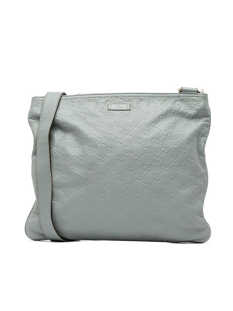 Gucci 100% Leather Gray Guccissima Crossbody  One size - photo 1