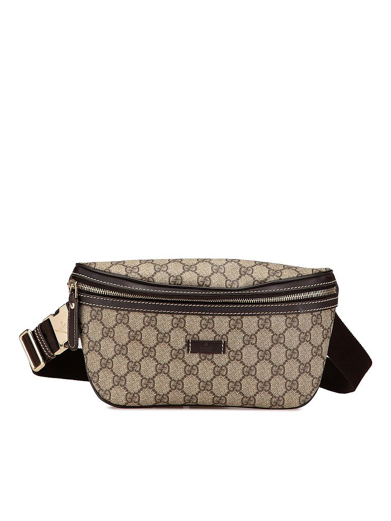 Gucci 100% Coated Canvas Brown GG Supreme Belt Bag One size - photo 1