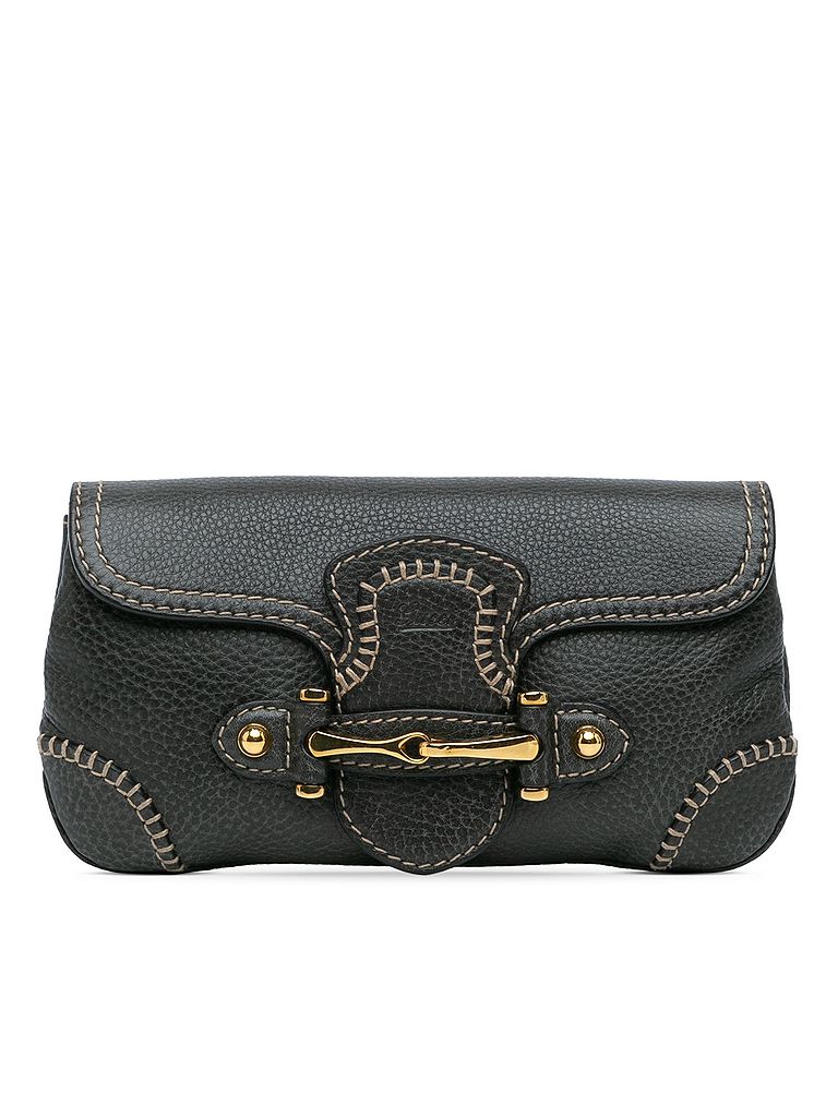 Gucci 100% Leather Black New Pelham Leather Clutch One size - photo 1