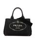 Prada 100% Canvas Black Small Canvas Canapa Logo Satchel One size - photo 1
