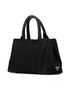 Prada 100% Canvas Black Small Canvas Canapa Logo Satchel One size - photo 3