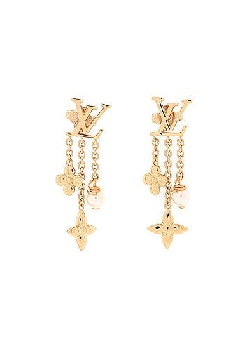 Louis Vuitton Louisa Earrings Metal with Faux Pearls (view 1)