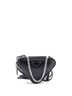 Prada 100% Leather Black Triangle Crossbody Pouch Nappa Leather Mini One size - photo 1