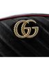 Gucci 100% Leather Black GG Marmont Belt Bag Diagonal Quilted Leather One size - photo 6