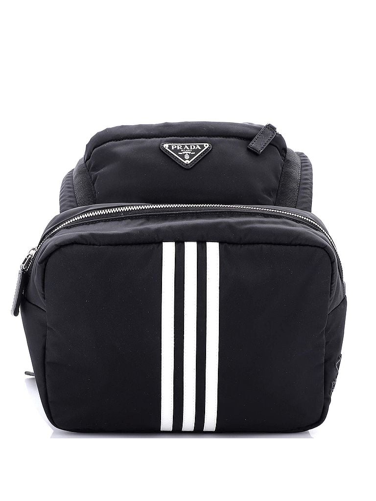 Prada 100% Nylon Black x Adidas Hooded Backpack Re-Nylon One size - photo 1