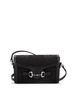 Gucci 100% Canvas Plain Black Horsebit 1955 Flap Crossbody Bag Jumbo GG Canvas Mini One size - photo 1