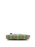 Gucci 100% Coatead Canvas Green Wristlet Pouch Rhombus GG Coated Canvas with Leather Medium One size - photo 2