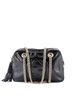 Gucci 100% Patent Leather Black Soho Chain Zip Shoulder Bag Patent Small One size - photo 1