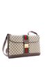 Gucci 100% Coatead Canvas Brown Padlock Web Messenger Bag GG Coated Canvas Large One size - photo 3