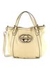 Gucci 100% Leather Tan Britt Web Convertible Satchel Leather Large One size - photo 1