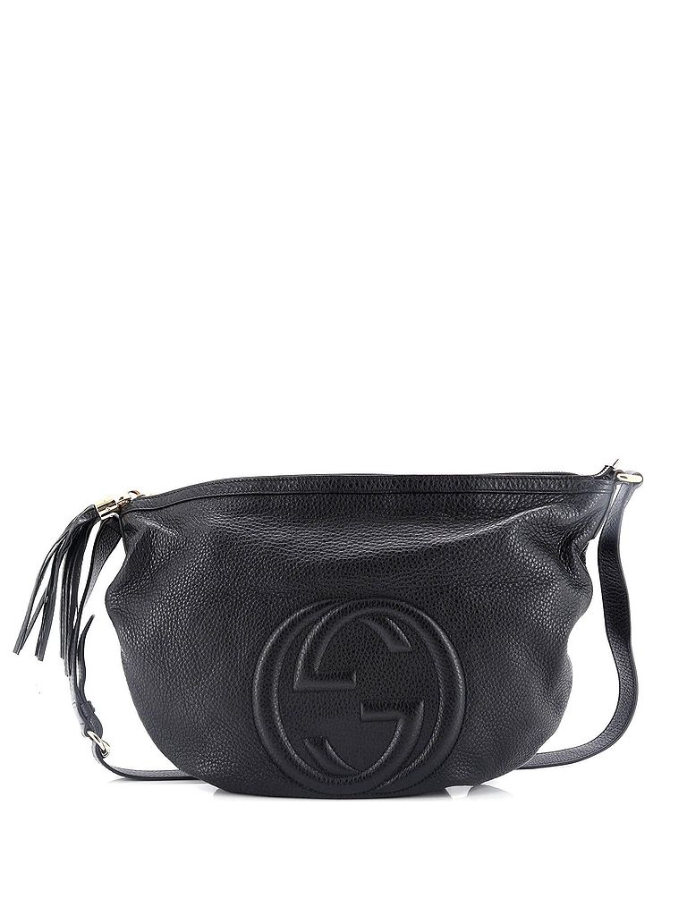 Gucci 100% Leather Black Soho Messenger Bag Leather Medium One size - photo 1