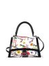 Gucci Multi Color Black x Balenciaga The Hacker Project Hourglass Top Handle Bag Flora Canvas Small One size - photo 1