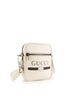Gucci 100% Leather Tan Logo Zip Messenger Bag Printed Leather Small One size - photo 3