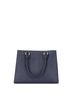 Prada 100% Leather Blue Convertible Open Tote Saffiano Leather Medium One size - photo 4