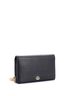 Gucci 100% Leather Black Petite GG Marmont Chain Wallet Leather Mini One size - photo 3