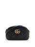 Gucci 100% Leather Black GG Marmont Shoulder Bag Matelasse Leather Small One size - photo 1