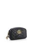 Gucci 100% Leather Black GG Marmont Shoulder Bag Matelasse Leather Small One size - photo 3