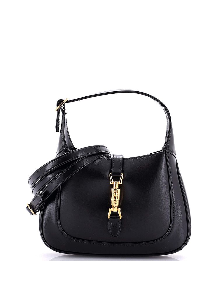 Gucci 100% Leather Black Jackie 1961 Hobo Leather Mini One size - photo 1
