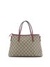 Gucci 100% Coatead Canvas Pink Brown Convertible Zip Tote GG Coated Canvas with Leather Medium One size - photo 4