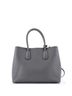 Prada 100% Leather Gray Cuir Double Tote Saffiano Leather Large One size - photo 4